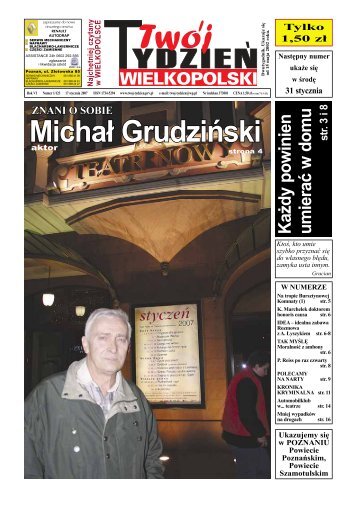 Michał Grudziński - przewodnik - Start