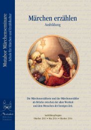 Märchen erzählen - Märchenseminare Mutabor