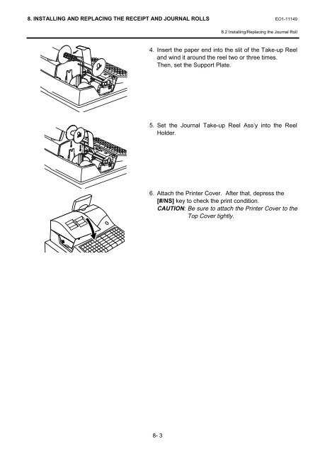 TEC Ma-1535 owners manual - 4S Business Systems Inc.