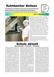 KUNO 2010 Ausgabe (PDF Kurzausgabe) - Fachschule für ...