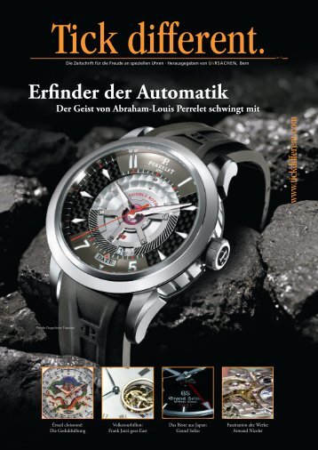 Tick Different - die Zeitschrift für die Freude an speziellen Uhren