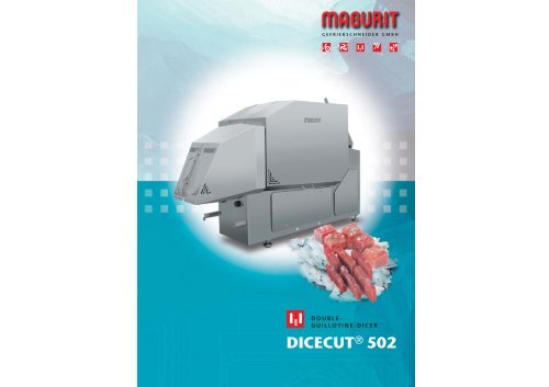 dicecut® 502 - MAGURIT Gefrierschneider GmbH