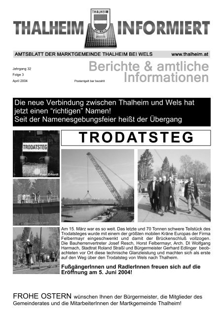 Datei herunterladen - .PDF - Thalheim bei Wels