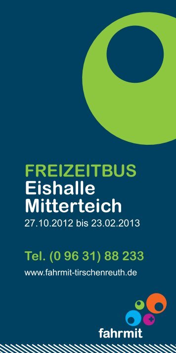 Freizeitbus "Eishalle Mitterteich" - Fahrmit Tirschenreuth