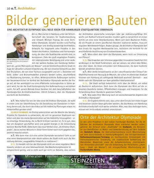 Berufsverband bildender Künstler Hamburg - Das Magazin für Kunst ...