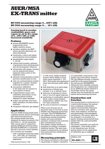 AUER/MSA EX-TRANS®mitter - Procurator