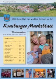 Ausgabe 2 - April / Mai - Markt Kraiburg am Inn