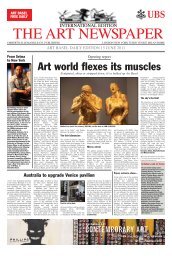 Art world flexes its muscles - The Art Newspaper