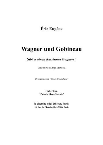 Wagner und Gobineau