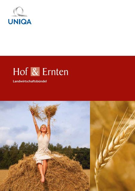 Folder Hof & Ernten Landwirtschaftsbündel - Uniqa