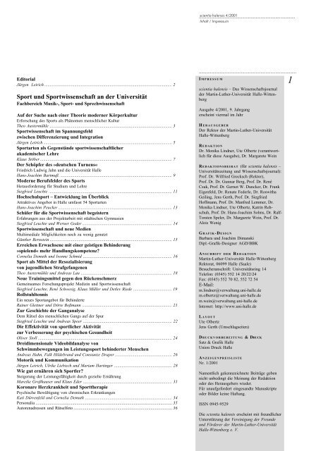 WISSENSCHAFTS JOURNAL