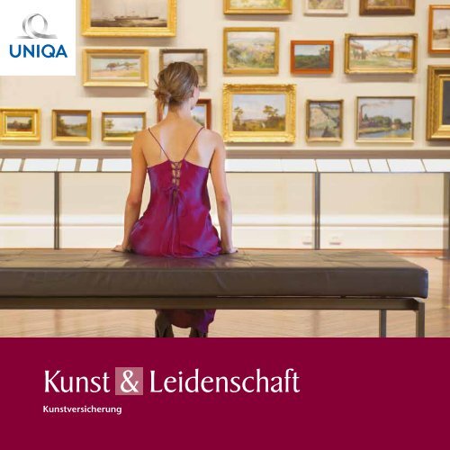 Folder Kunst & Leidenschaft Kunstversicherung - Uniqa