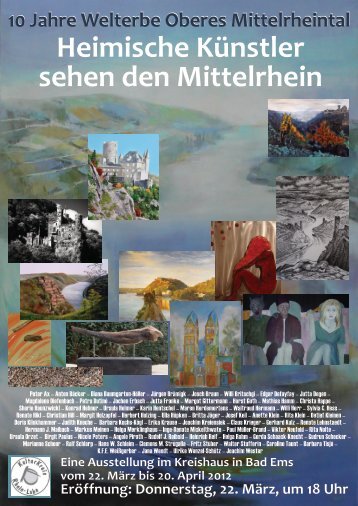 Heimische Künstler sehen den Mittelrhein - Rhein-Lahn-Info