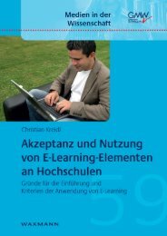 Akzeptanz und Nutzung von E-Learning-Elementen