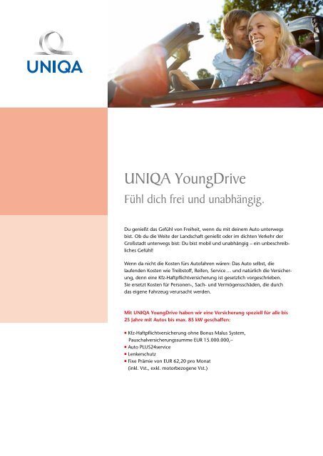 0800 2042222 - Uniqa