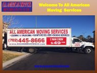 Storage Service in Las Vegas|  All American Services