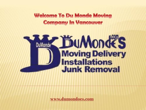 Canadian Moving Company