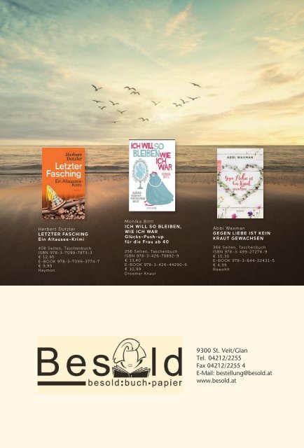 Besold Taschenbuch Magazin 2017