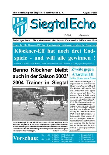 Siegtal - News +++ Siegtal - News +++ Siegtal