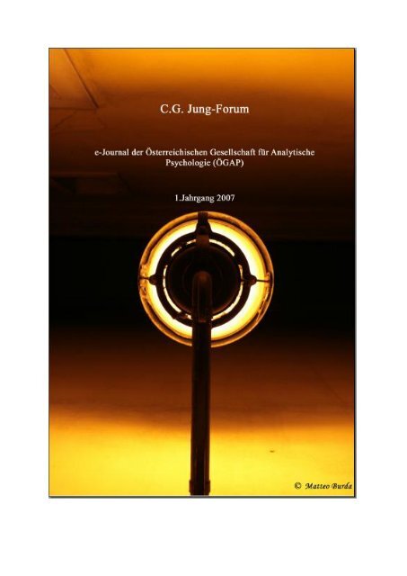 Cg Jung Forum ögap österr Gesellschaft Für Analytische - 