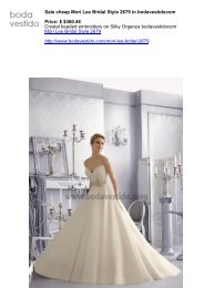 Sale cheap Mori Lee Bridal Style 2679 in bodavestidocom