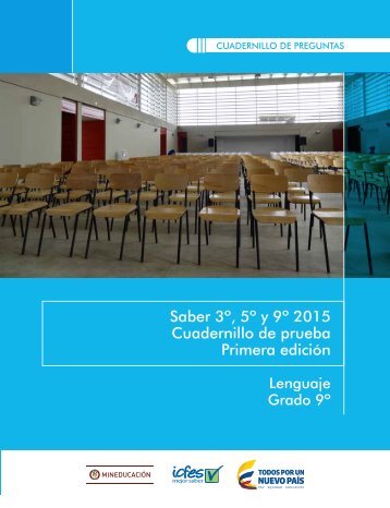 Ejemplos de preguntas saber 9 lenguaje 2015 v3