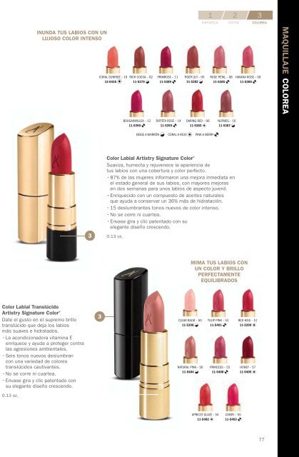 Catalogo de Belleza Artistry - Amway