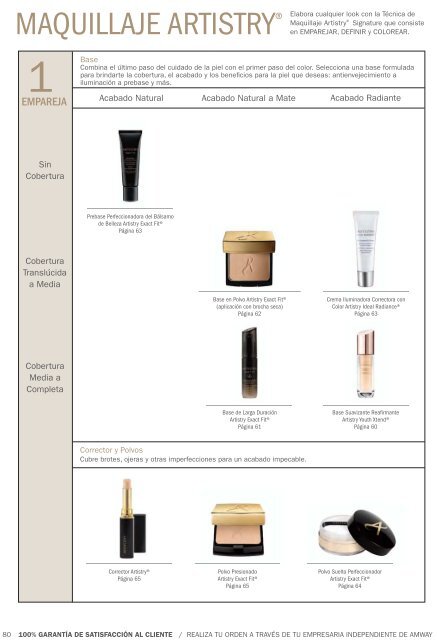 Catalogo de Belleza Artistry - Amway