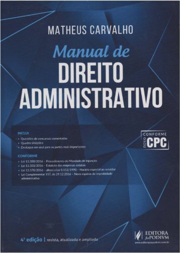 MANUAL DE DADM - MATHEUS CARVALHO (4ª EDIÇÃO-2017)