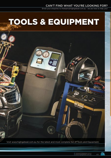 Highgate Product Catalogue Edition 12 - Tools & Equipment