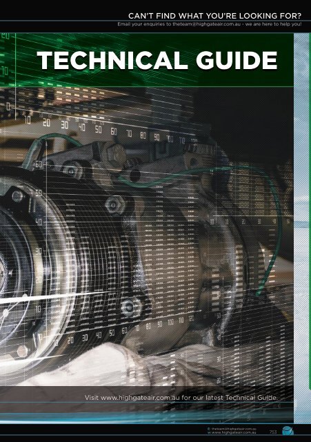 Highgate Product Catalogue Edition 12 - Technical Guide
