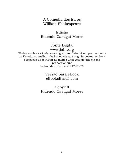 Shakespeare-A-comedia-dos-erros