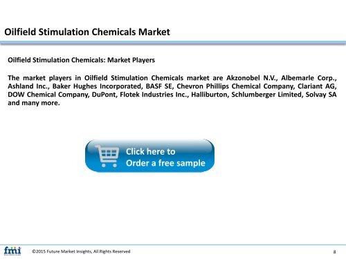 Oilfield Stimulation Chemicals Market Set to Grow Exponentially During the Forecast, 2027