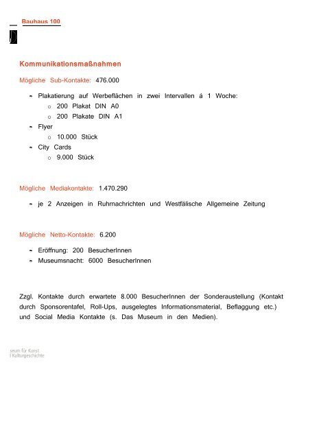 5 Bauhaus 100 Sponsorenbroschüre
