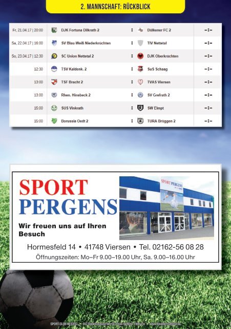 Sport Club Aktuell - Ausgabe 42 - 23.04.2017