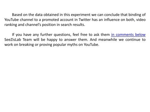 Does channel’ binding to a widely promoted account in Twitter influence its search result ranking on YouTube - SeeZisLab