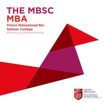MBSC MBA 2017 Online