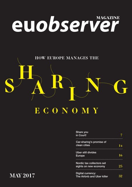 How Europe manages the sharing economy