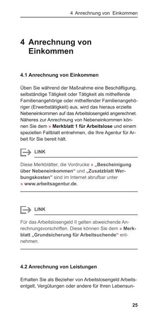 Infoheft Agentur für Arbeit_2017