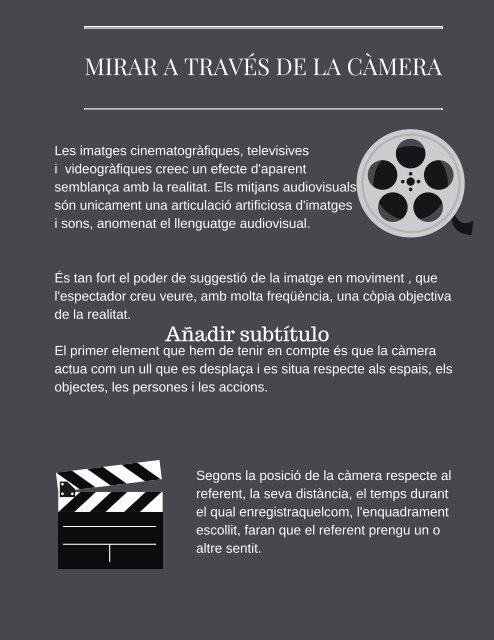 EL MUNTATGE AUDIOVISUAL