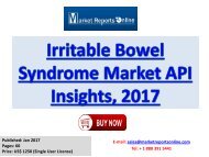 Irritable Bowel Syndrome Industry Study, Industry Analysis, Size, Share, Strategies and Forecast 2017
