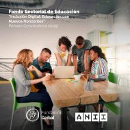 Fondo Sectorial de  Educación: Inclusión Digital: Educación con Nuevos Horizontes