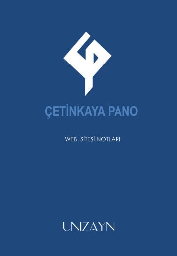 Cetinkaya Pano Web Çalışmaları