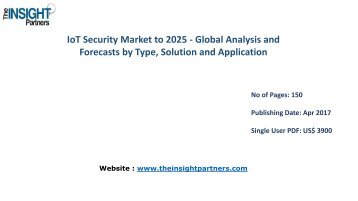 Worldwide IoT Security Market Research Reports & Industry Analysis 2016-2025 |The Insight Partners