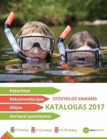 Stovyklos vaikams 2017