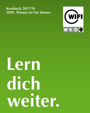WIFI Tirol Kursbuch 2017/18