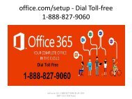 Microsoft Office - office.comsetup - Dial 1-888-827-9060