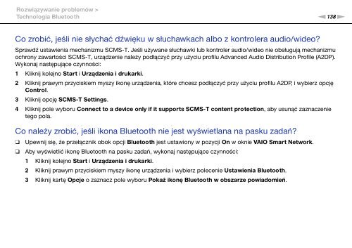 Sony VGN-NW2ZRF - VGN-NW2ZRF Mode d'emploi Polonais