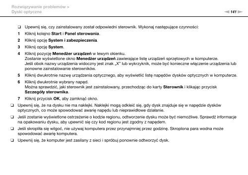 Sony VGN-NW2ZRF - VGN-NW2ZRF Mode d'emploi Polonais