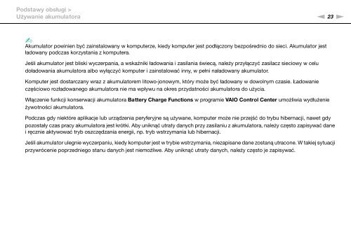 Sony VGN-NW2ZRF - VGN-NW2ZRF Mode d'emploi Polonais